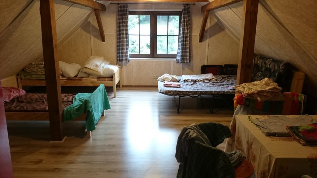 Modrzewiowa Chata Zaborze  Bagian luar foto